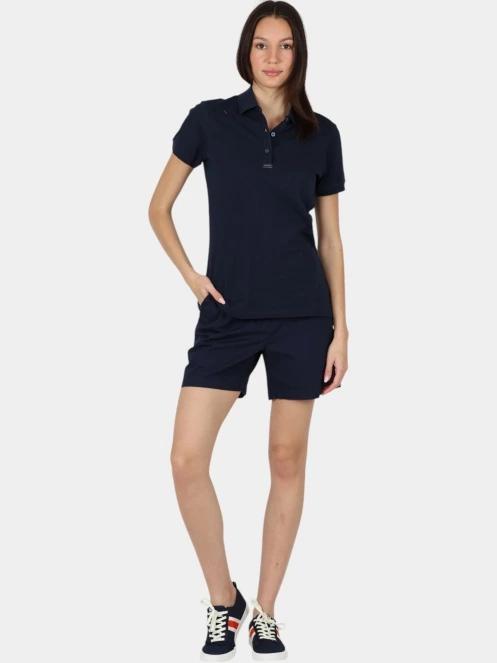 Musto W Ess Pique Polo női galléros póló sötétkék színben 5
