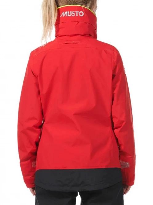 Musto W Br1 Channel Jkt női vitorlás kabát piros színben 4