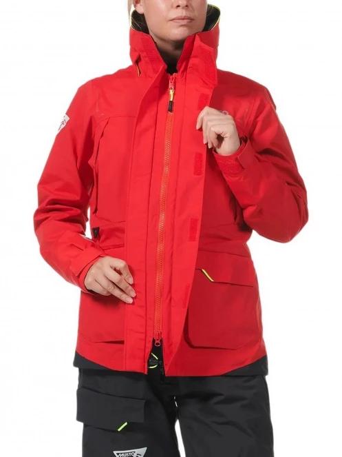 Musto W Br1 Channel Jkt női vitorlás kabát piros színben 5