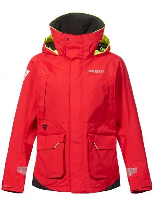 Musto W Br1 Channel Jkt női vitorlás kabát piros színben 8