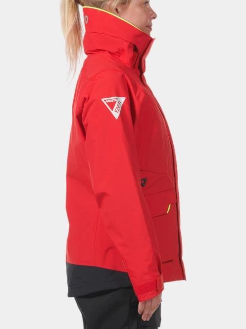 Musto W Br1 Channel Jkt női vitorlás kabát piros színben 4