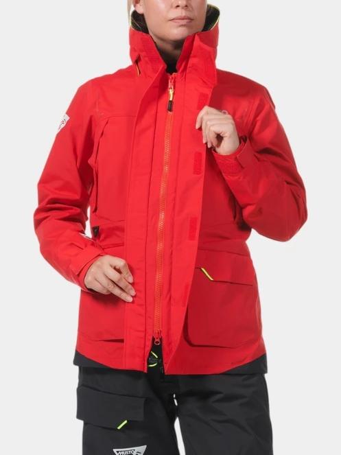 Musto W Br1 Channel Jkt női vitorlás kabát piros színben 5