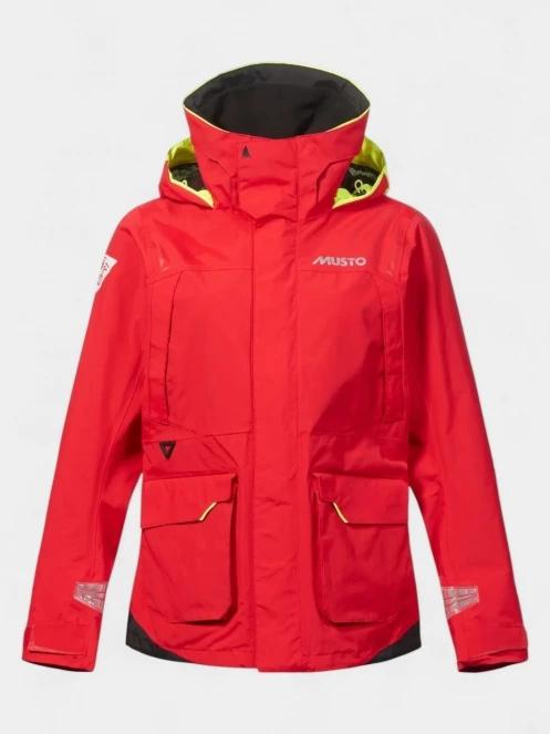 Musto W Br1 Channel Jkt női vitorlás kabát piros színben 8