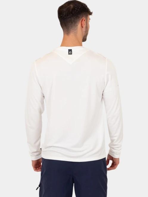 Musto M Evo Crew Sunblock Ls Tee férfi hosszú ujjú sport póló fehér színben 4