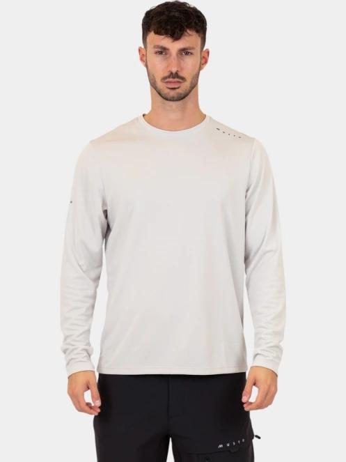 Musto M Evo Crew Sunblock Ls Tee férfi hosszú ujjú sport póló szürke színben 2