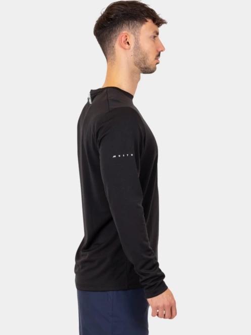 Musto M Evo Crew Sunblock Ls Tee férfi hosszú ujjú sport póló fekete színben 3