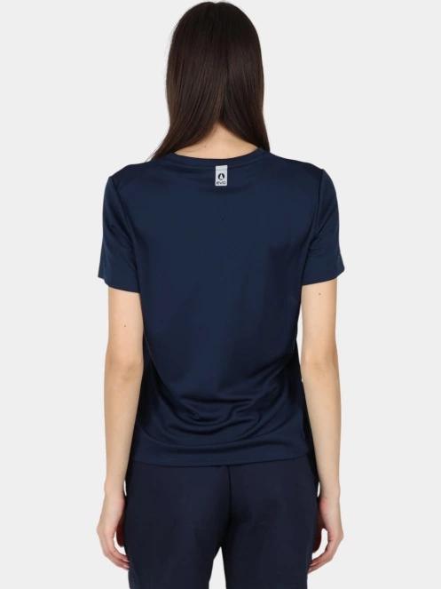 Musto W Evo Crew Sunblock Ss Tee női rövid ujjú sport póló sötétkék színben 4
