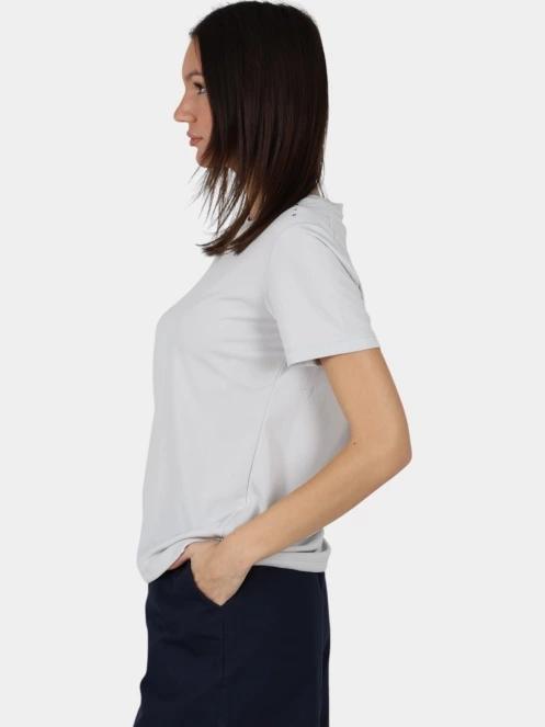 Musto W Evo Crew Sunblock Ss Tee női rövid ujjú sport póló szürke színben 3