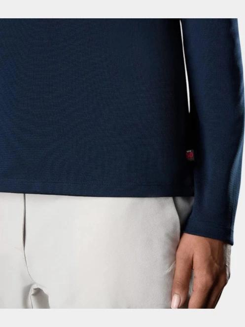 Musto W Evo Crew Sunblock Ls Tee női hosszú ujjú sport póló sötétkék színben 7