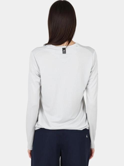 Musto W Evo Crew Sunblock Ls Tee női hosszú ujjú sport póló szürke színben 4