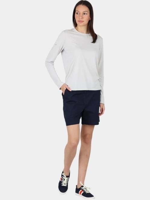Musto W Evo Crew Sunblock Ls Tee női hosszú ujjú sport póló szürke színben 5