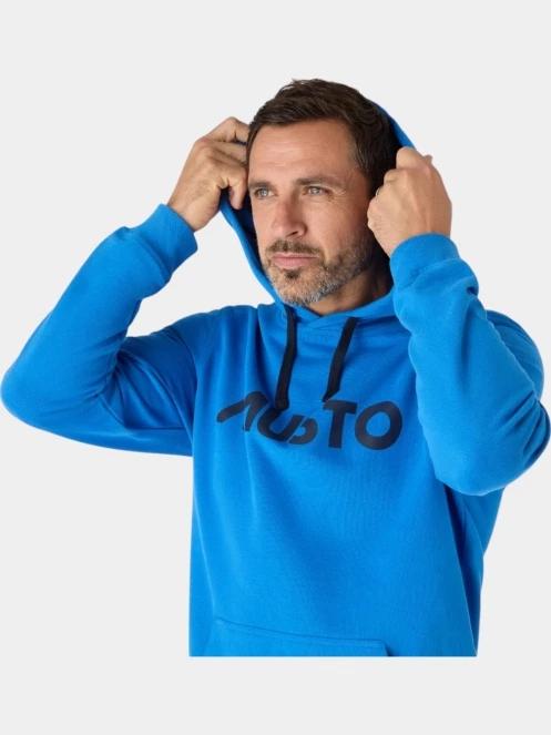 Musto M Musto Logo Hoodie férfi kapucnis pulóver kék színben 6
