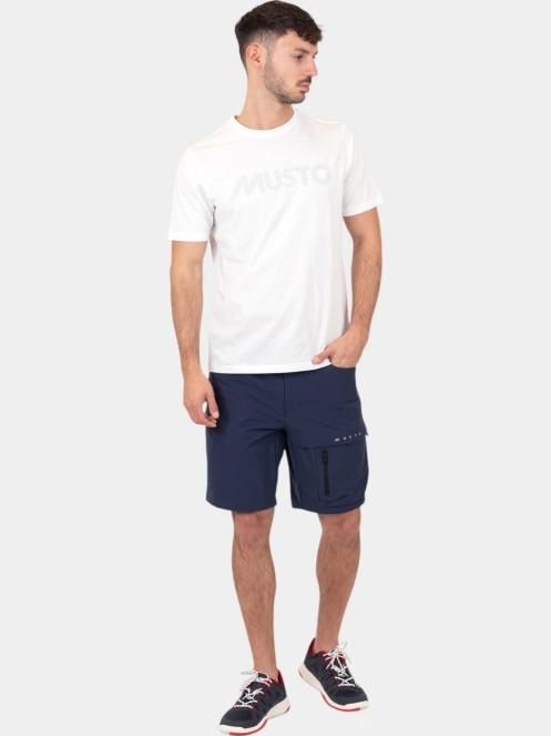 Musto M Musto Logo Ss Tee férfi rövid ujjú póló fehér színben 5