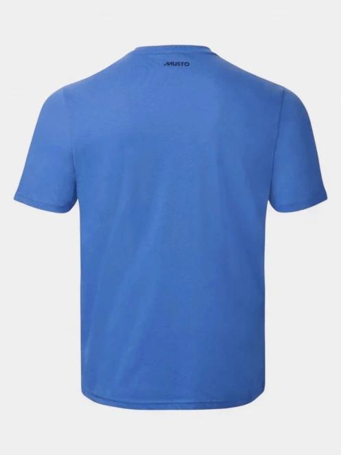 Musto M Musto Logo Ss Tee férfi rövid ujjú póló kék színben 7