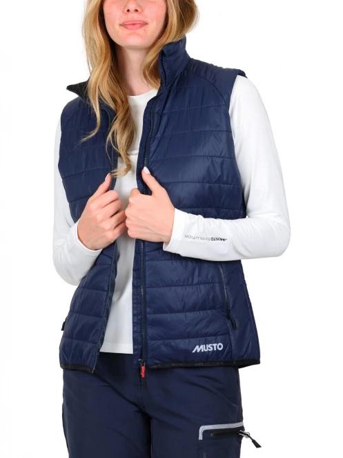 Musto W Musto Pl Vest női mellény sötétkék színben 6