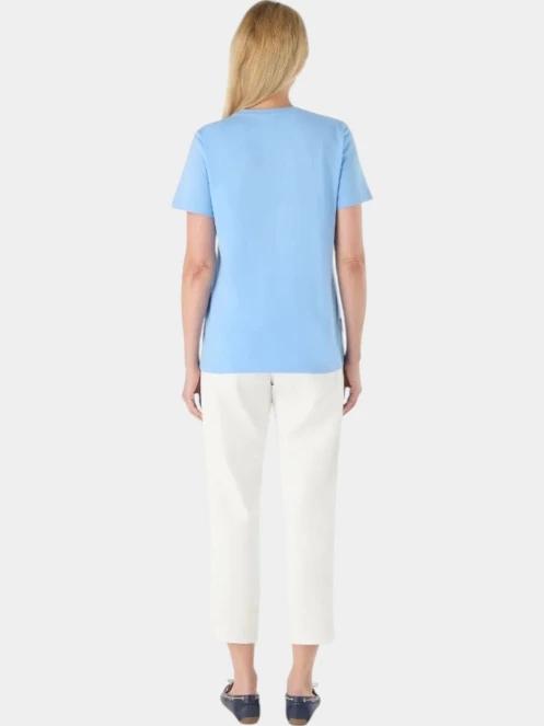 Musto W 1964 Graphic Ss Tee női rövid ujjú póló világoskék színben 4