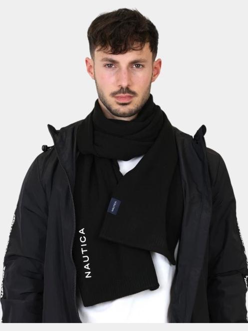 Nautica Century Scarf férfi sál fekete színben 2