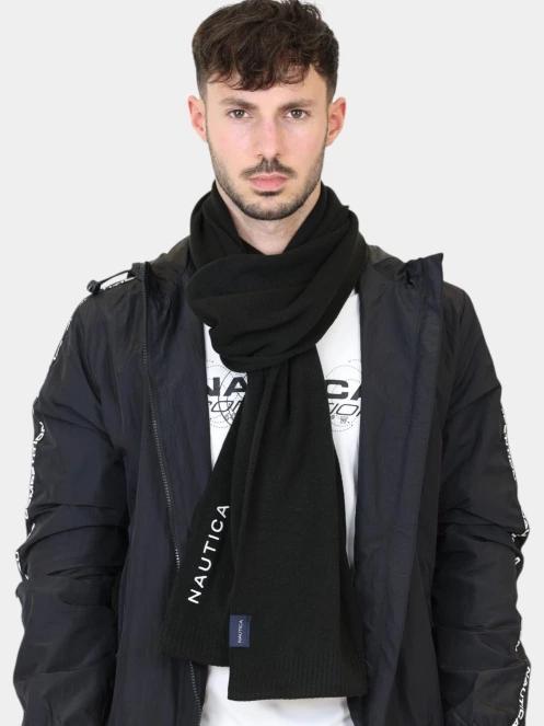Nautica Century Scarf férfi sál fekete színben 4