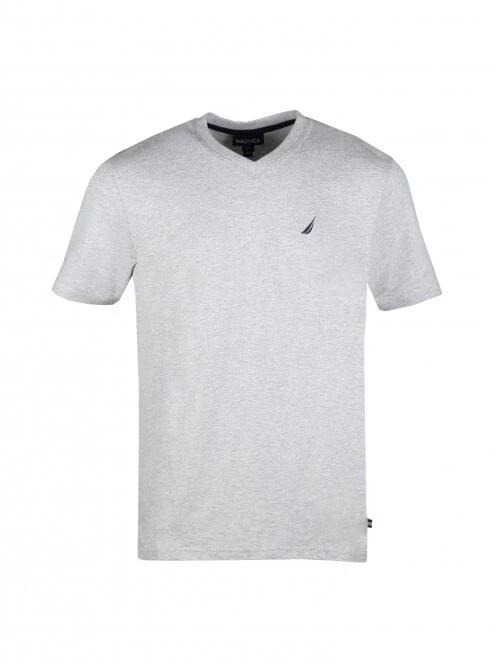 Nautica Mica T-Shirt férfi rövid ujjú póló szürke színben 6