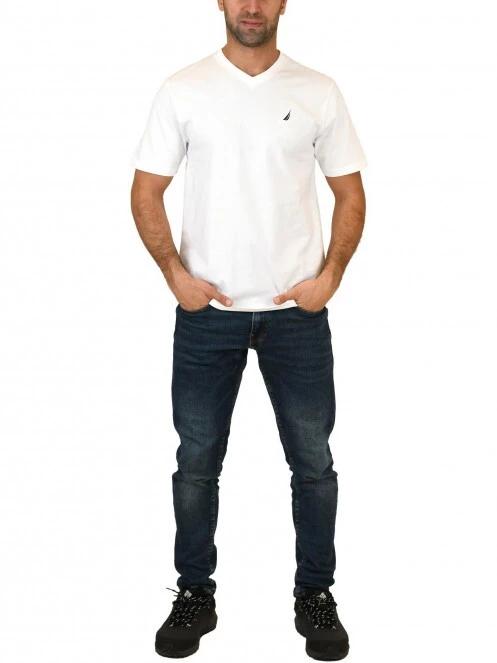 Nautica Mica T-Shirt férfi rövid ujjú póló fehér színben 5