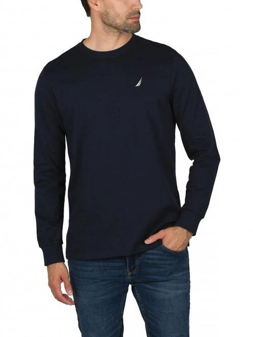 Nautica Ronan LS T-Shirt férfi hosszú ujjú póló sötétkék színben 2