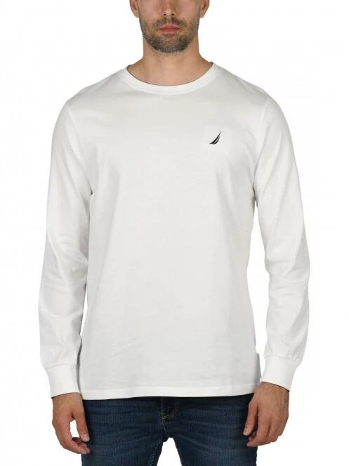 Nautica Ronan LS T-Shirt férfi hosszú ujjú póló fehér színben 2