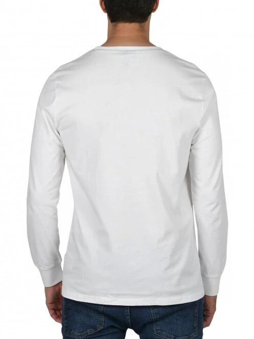 Nautica Ronan LS T-Shirt férfi hosszú ujjú póló fehér színben 4
