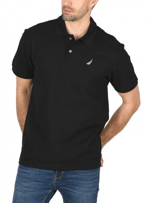 Nautica Calder Polo Shirt férfi galléros póló fekete színben 2
