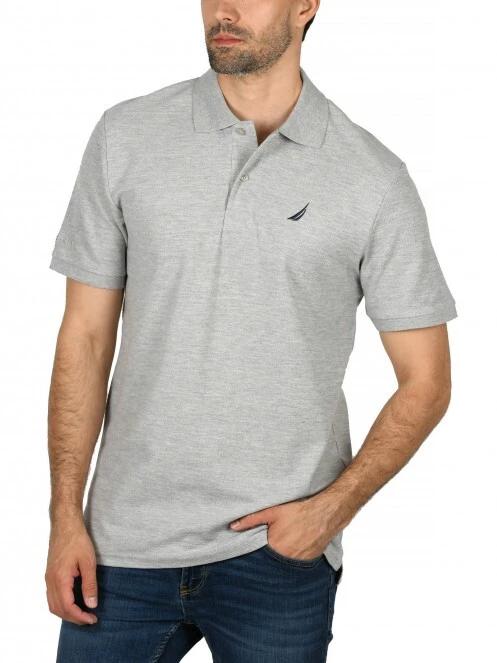 Nautica Calder Polo Shirt férfi galléros póló szürke színben 2