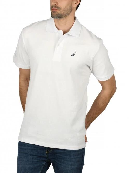 Nautica Calder Polo Shirt férfi galléros póló fehér színben 2