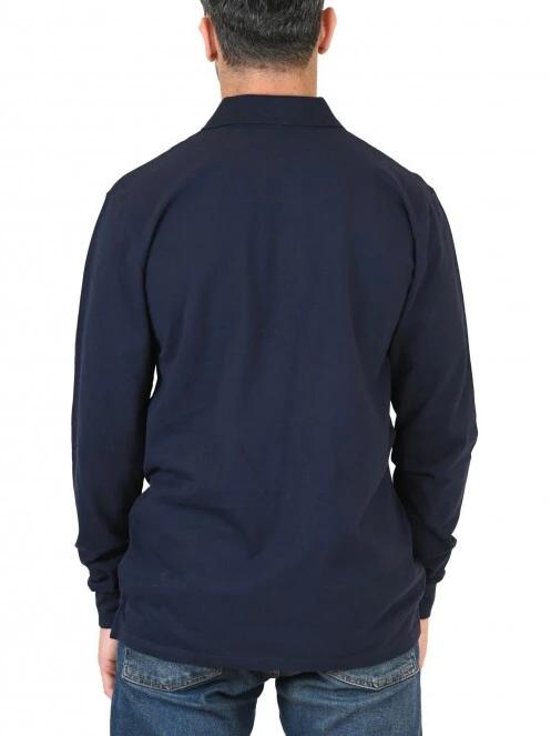Nautica Briar LS Polo Shirt férfi hosszú ujjú póló sötétkék színben 4