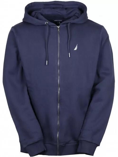 Nautica Helder FZ Hoody férfi kapucnis pulóver sötétkék színben 5