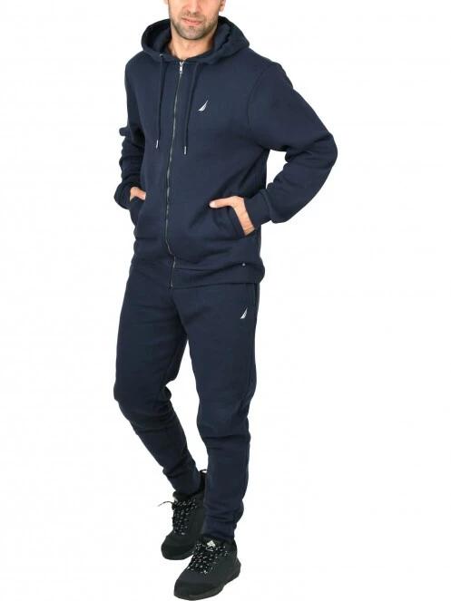 Nautica Helder FZ Hoody férfi kapucnis pulóver sötétkék színben 4