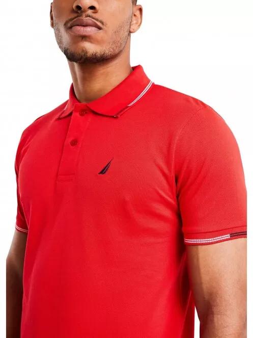 Nautica Locke Polo Shirt férfi galléros póló piros színben 5