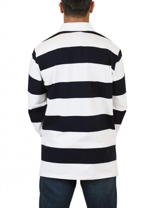 Nautica Scholes Rugby Shirt férfi galléros póló fehér színben 4