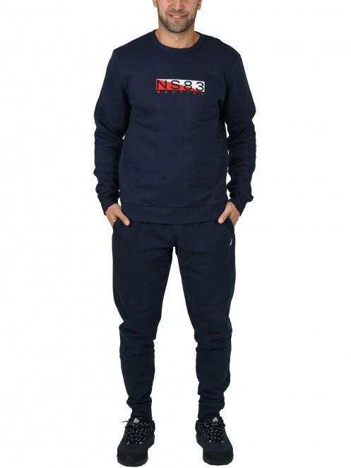 Nautica Ares Sweatshirt férfi pulóver sötétkék színben 5