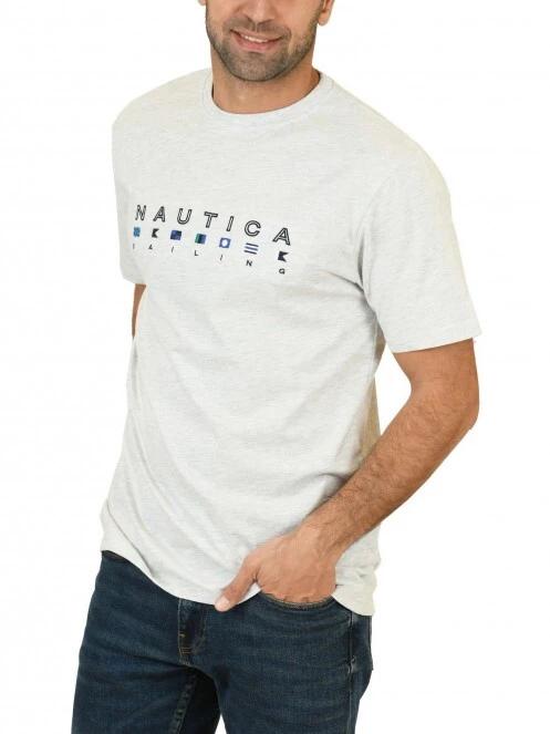 Nautica Noah T-Shirt férfi rövid ujjú póló fehér színben 2