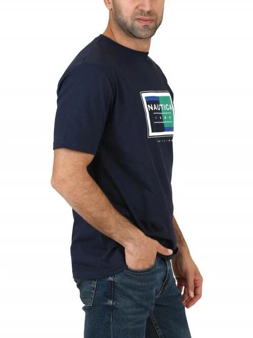Nautica Finn T-Shirt férfi rövid ujjú póló sötétkék színben 3