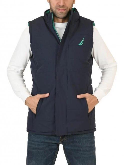 Nautica Tamar Reversible Gilet férfi mellény kék színben 2