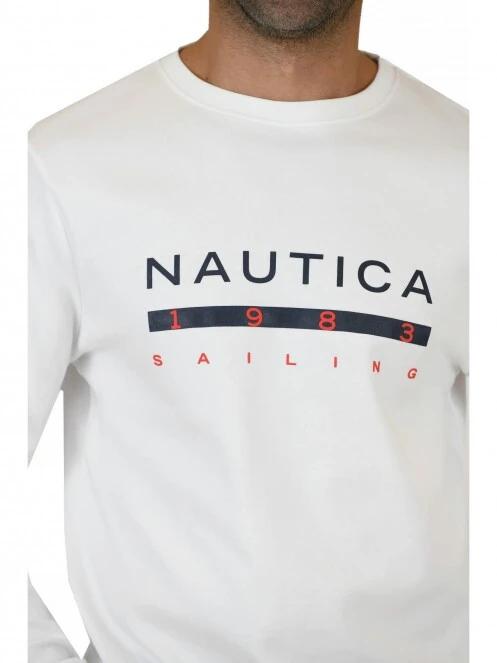 Nautica Hunter LS T-Shirt férfi hosszú ujjú póló fehér színben 5