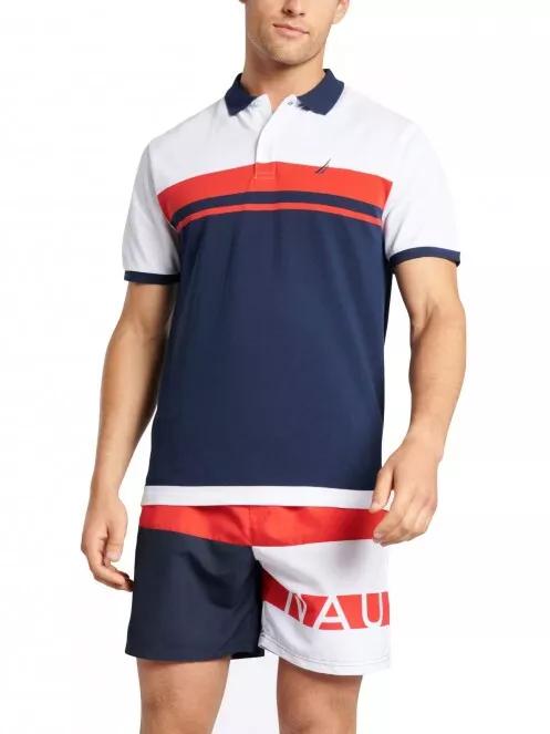 Nautica Ravi Polo Shirt férfi galléros póló sötétkék színben 2