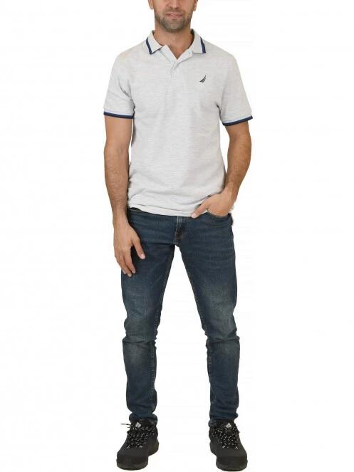 Nautica Platte Polo Shirt férfi galléros póló fehér színben 5