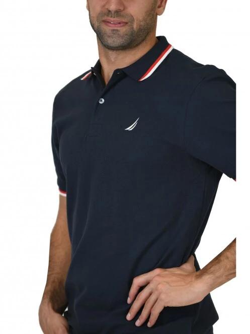 Nautica Platte Polo Shirt férfi galléros póló sötétkék színben 6