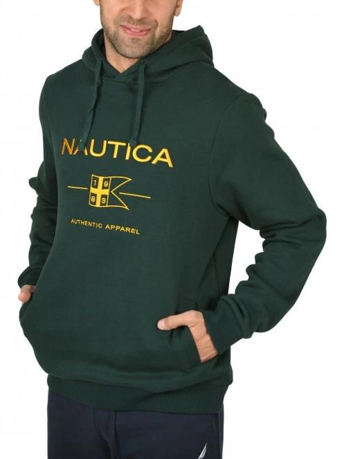 Nautica Nate OH Hoody férfi kapucnis pulóver zöld színben 2