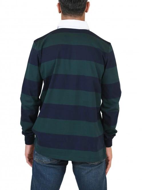 Nautica Brute Rugby Shirt férfi galléros póló zöld színben 4