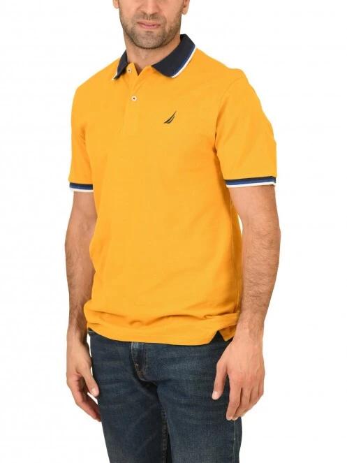 Nautica Fenix Polo Shirt férfi galléros póló sárga színben 2