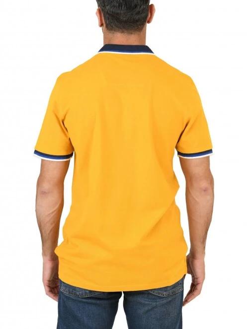 Nautica Fenix Polo Shirt férfi galléros póló sárga színben 4