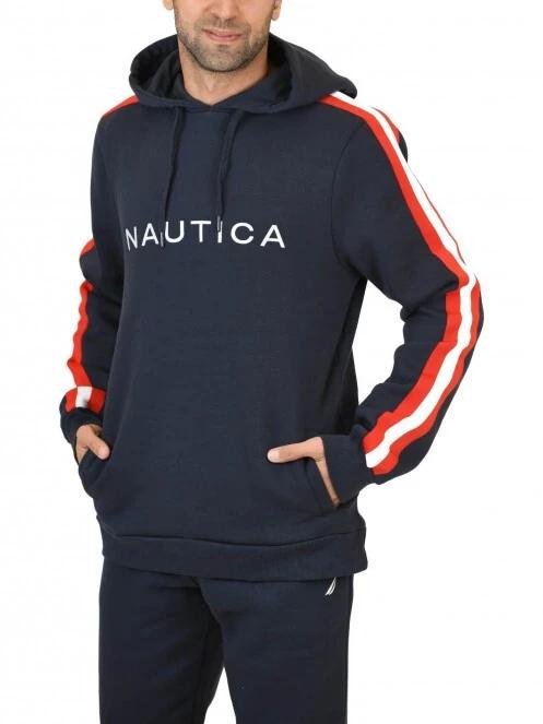 Nautica Teton OH Hoody férfi kapucnis pulóver sötétkék színben 2