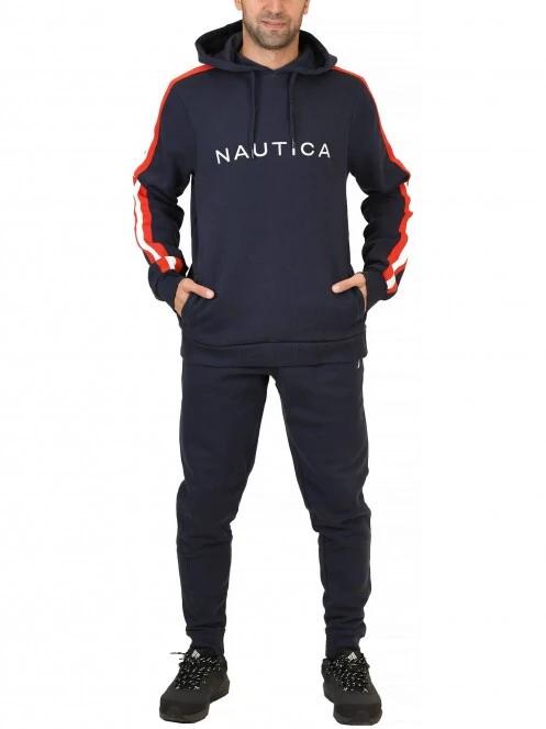 Nautica Teton OH Hoody férfi kapucnis pulóver sötétkék színben 4