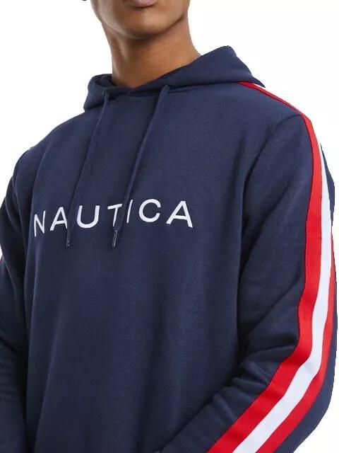 Nautica Teton OH Hoody férfi kapucnis pulóver sötétkék színben 5